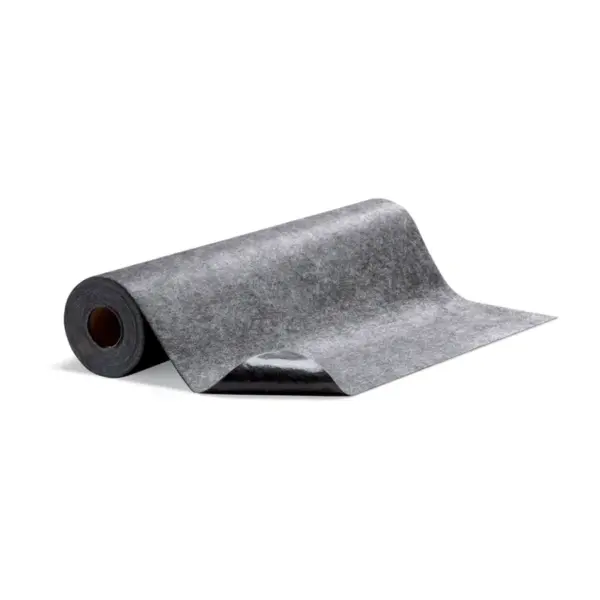NEW PIG Alfombra negra absorbente antideslizante para tránsito peatonal con adhesivo