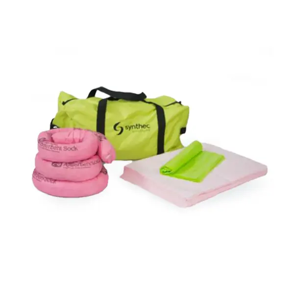 NEW PIG Kit Anti-Derrames Para Químicos y Ácidos Maletín